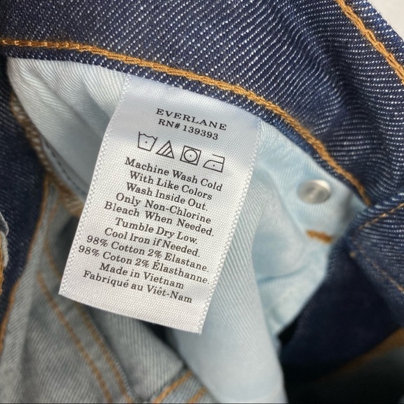 EVERLANE The Mid-Rise Skinny Jean, Dark Indigo, 25 - Picture 8 of 10